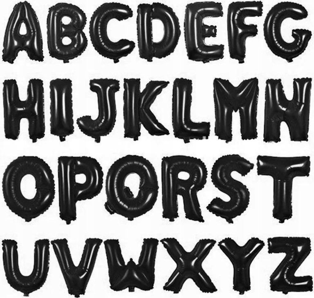 Ballons Buchstaben A-Z Alphabet Dekoration Party Geburtstag Ballonset