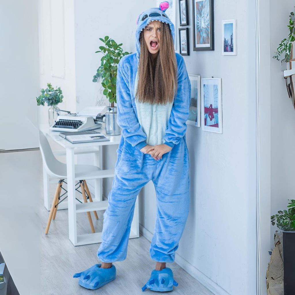 Piżama Onesie Kigurumi Kostium Przebranie Lilo & Stitch XL: Zdjęcie produktu 5