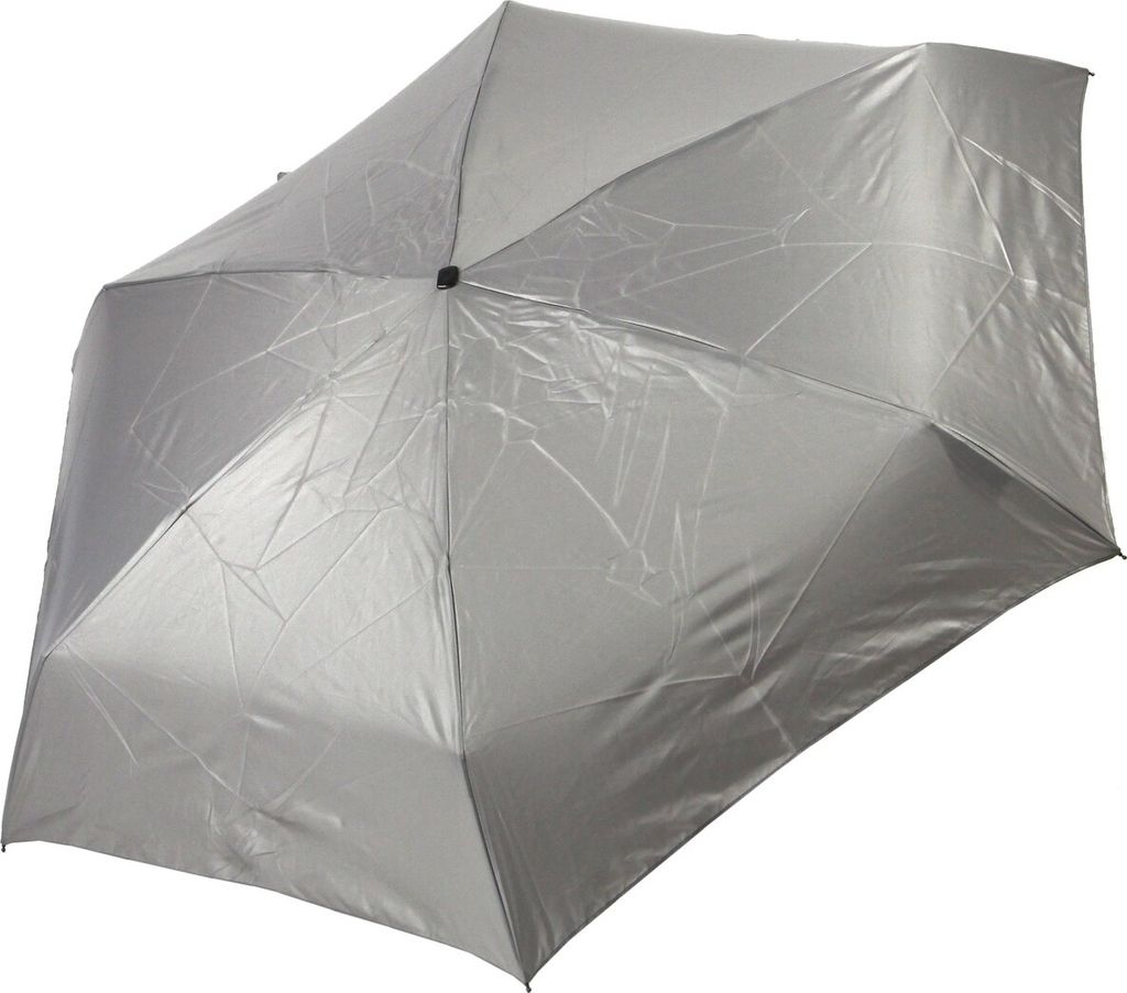 Cachemir Taschenschirm Mini Damen grau