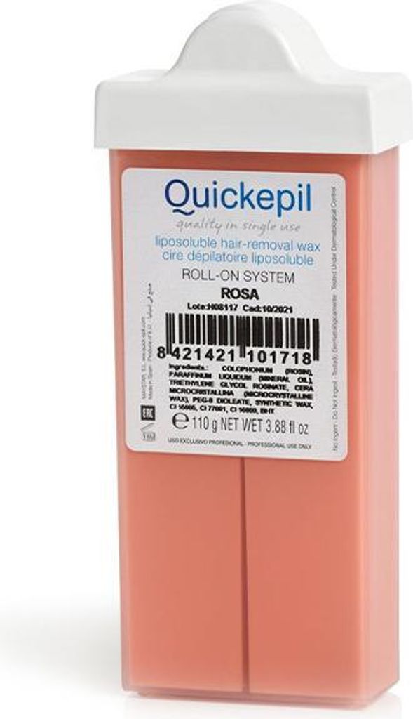 QUICKEPIL Enthaarungswachs - Rolle 110g rosa