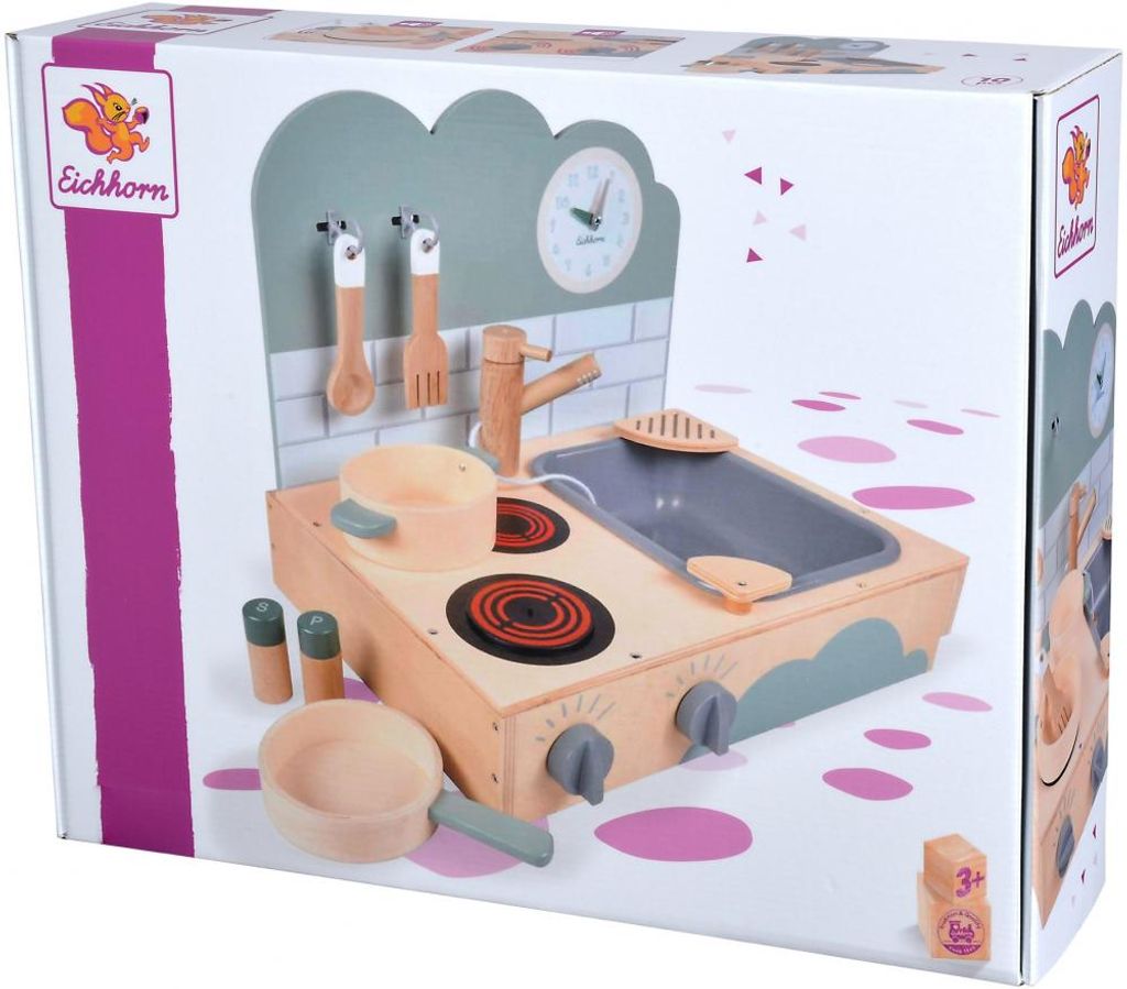Eichhorn Spielzeug Spielwelt Küche kleine Tischküche 100002700