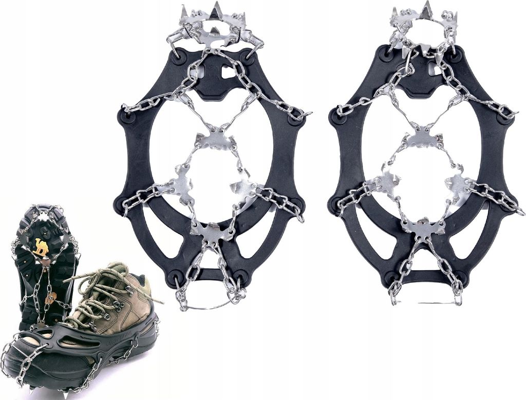 Steigeisen/Anti-Rutsch-Spikes für Schuhe 38-42 (M) 19 Produktbild 