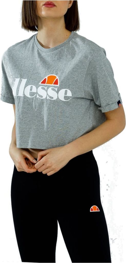 ellesse Damen Crop T-Shirt Alberta light blue XL - 16 - 44