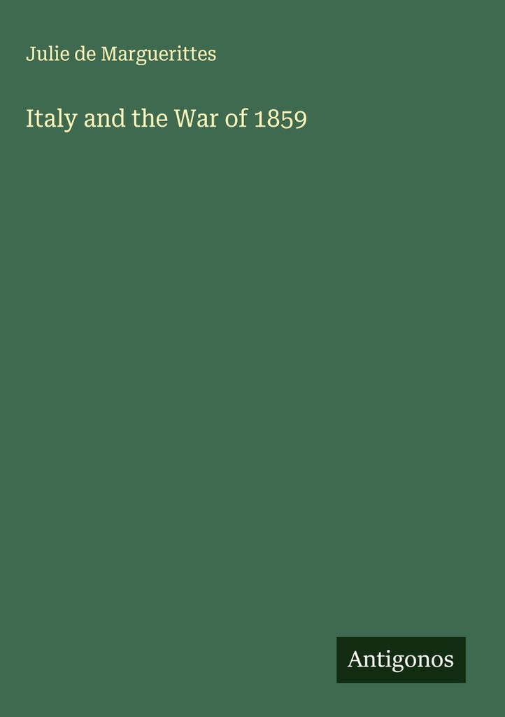 Italien und der Krieg von 1859