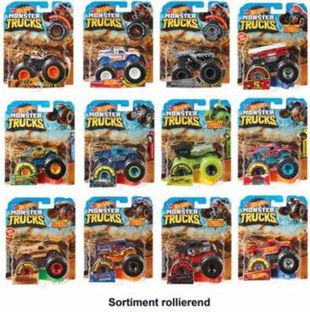 Hot Wheels Monster Trucks Kaskadérksé kousky Taxi Obrázek produktu