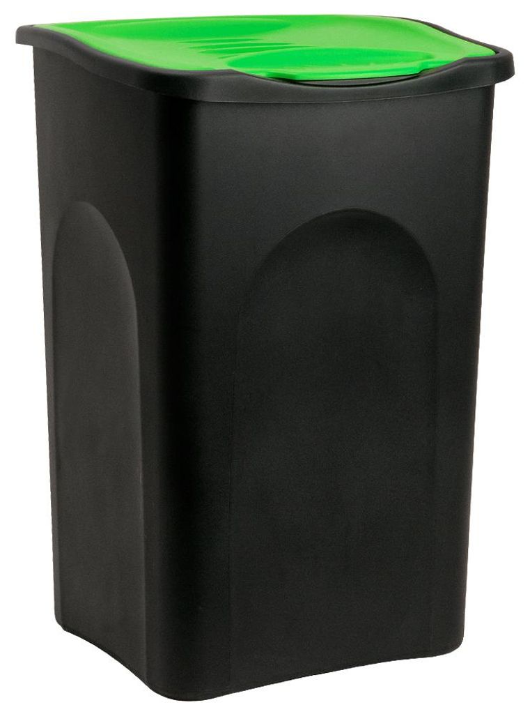 Stefanplast Pattumiera 50L mit con Coperchio Bidone Rifiuti Immagine del prodotto 