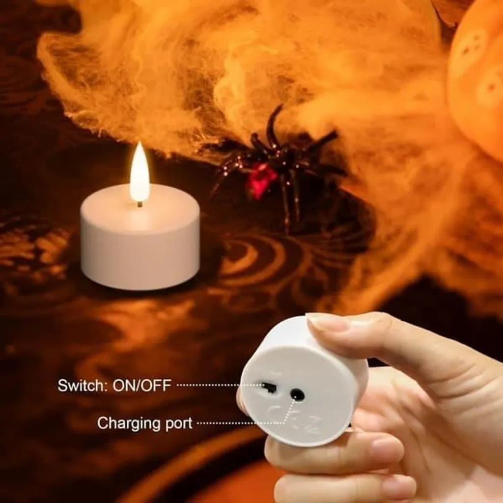 Bougies LED rechargeables INF : fini les piles et les risques de feu