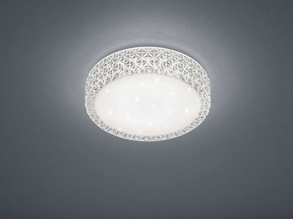 LED Deckenleuchte Wandlampe PEGASUS Ø28cm Höhe 8cm Weiß Produktbild 