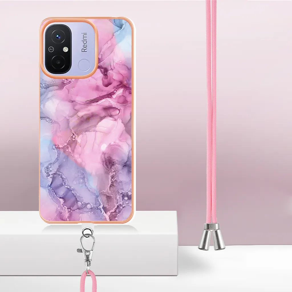 Cover per Xiaomi Redmi 12C/Redmi 11A con Cordino, 360 Gradi