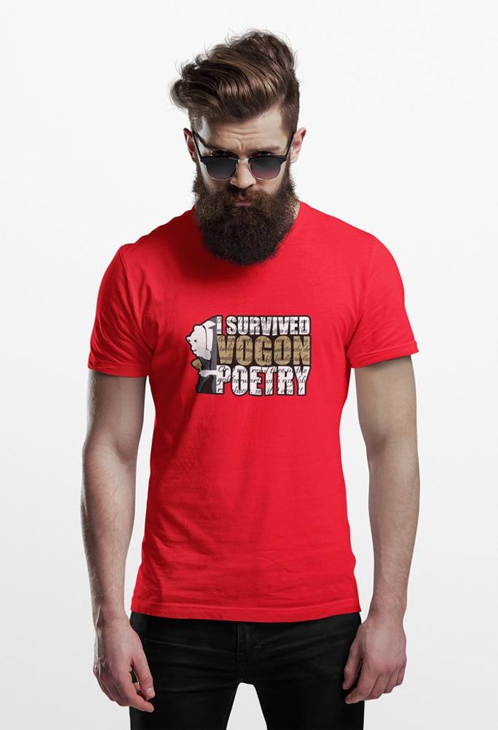 D&B 150 Uni Polo MO00101 Vogon Rot-Größe M