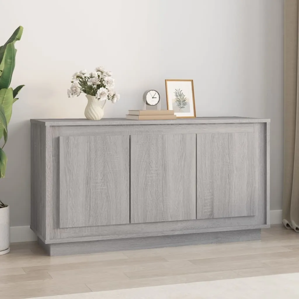Credenza Bassa Grigio Sonoma 102x35x55 cm - Mobiletto Living Store