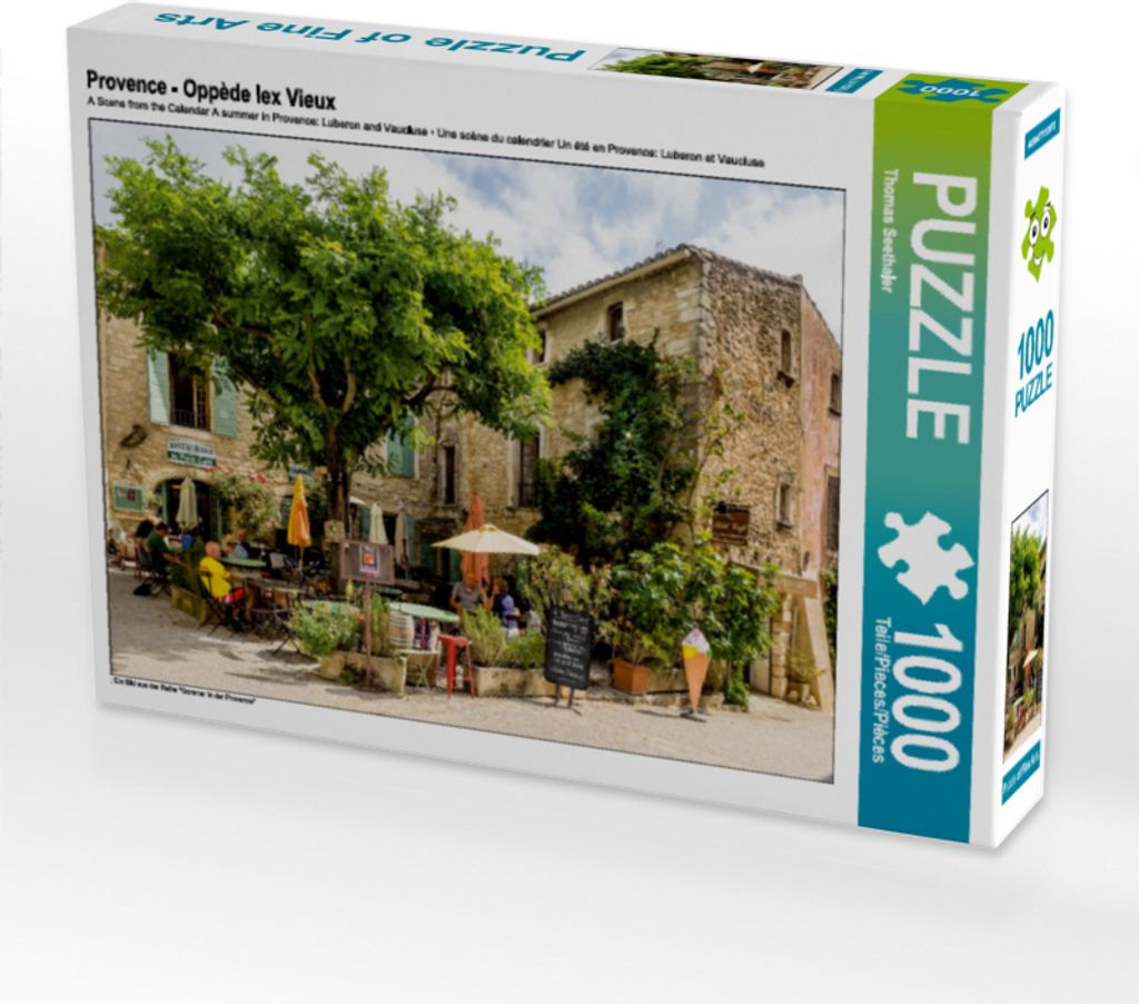 CALVENDO Puzzle Provence - Oppède lex Vieux | 1000 Teile Lege-Größe 64x48cm Foto-Puzzle für glückliche Stunden