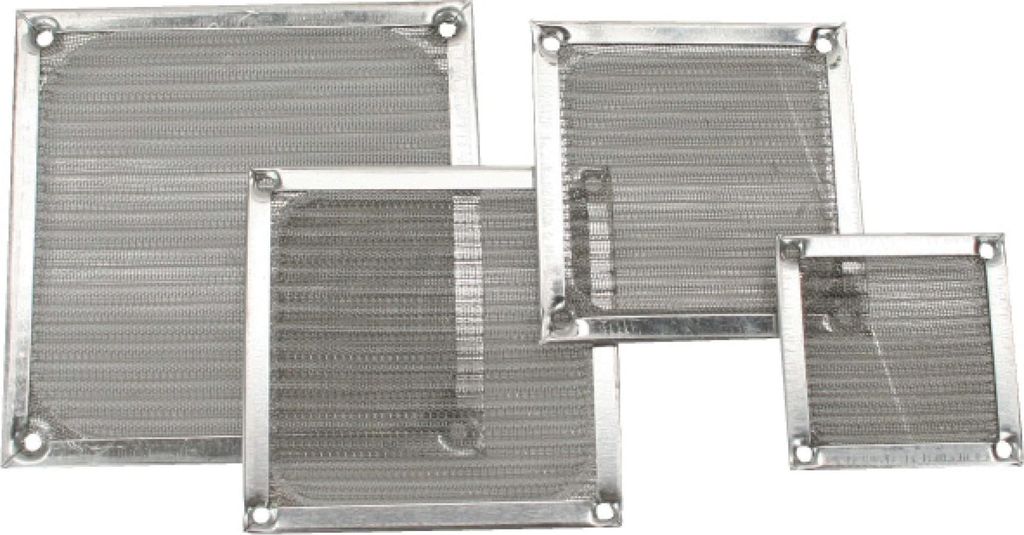 InLine® Lüftergitter, Aluminium Filter, 60x60mm Produktbild 