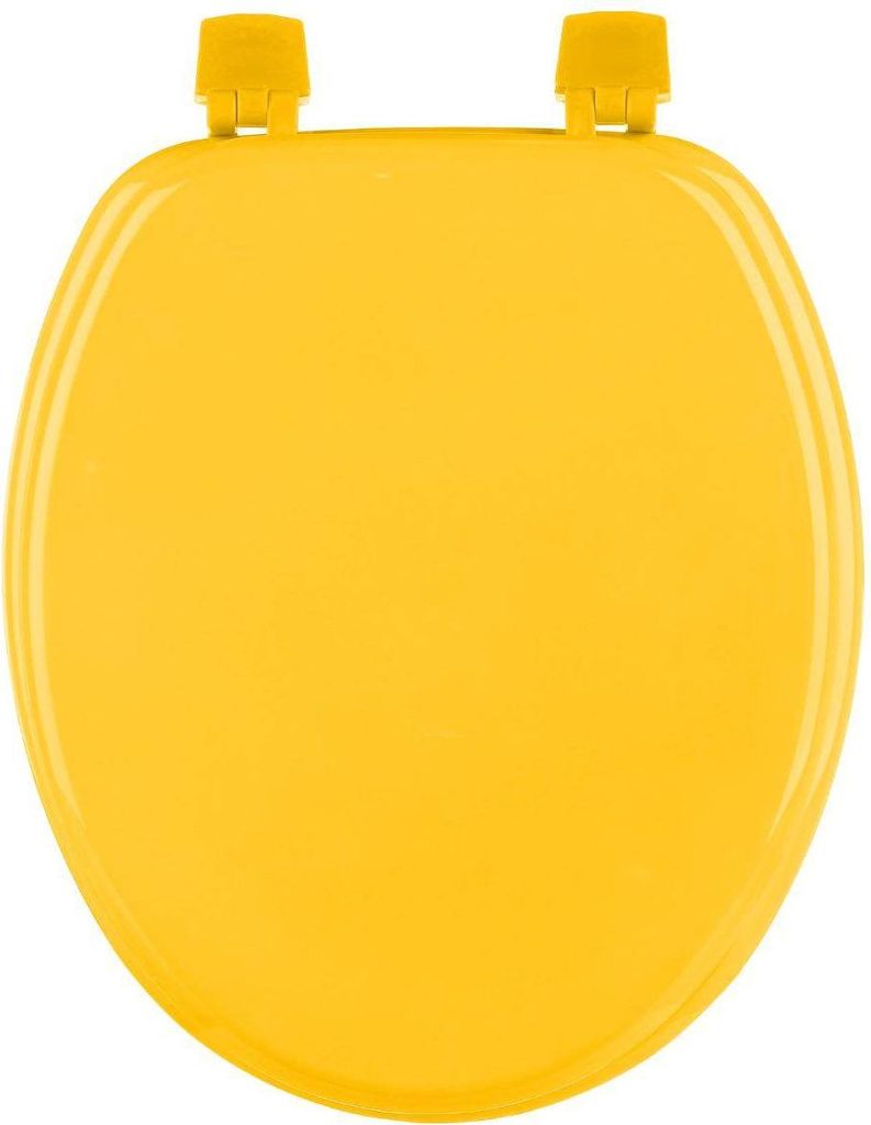 Wc-sitz "colorama" gelb aus lackiertem holz - 5 five simply smart