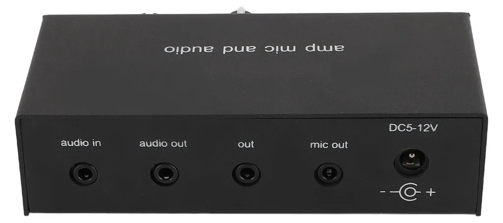 Préamplificateur Stéréo 3 Sorties en Aluminium pour Micro Dynamique