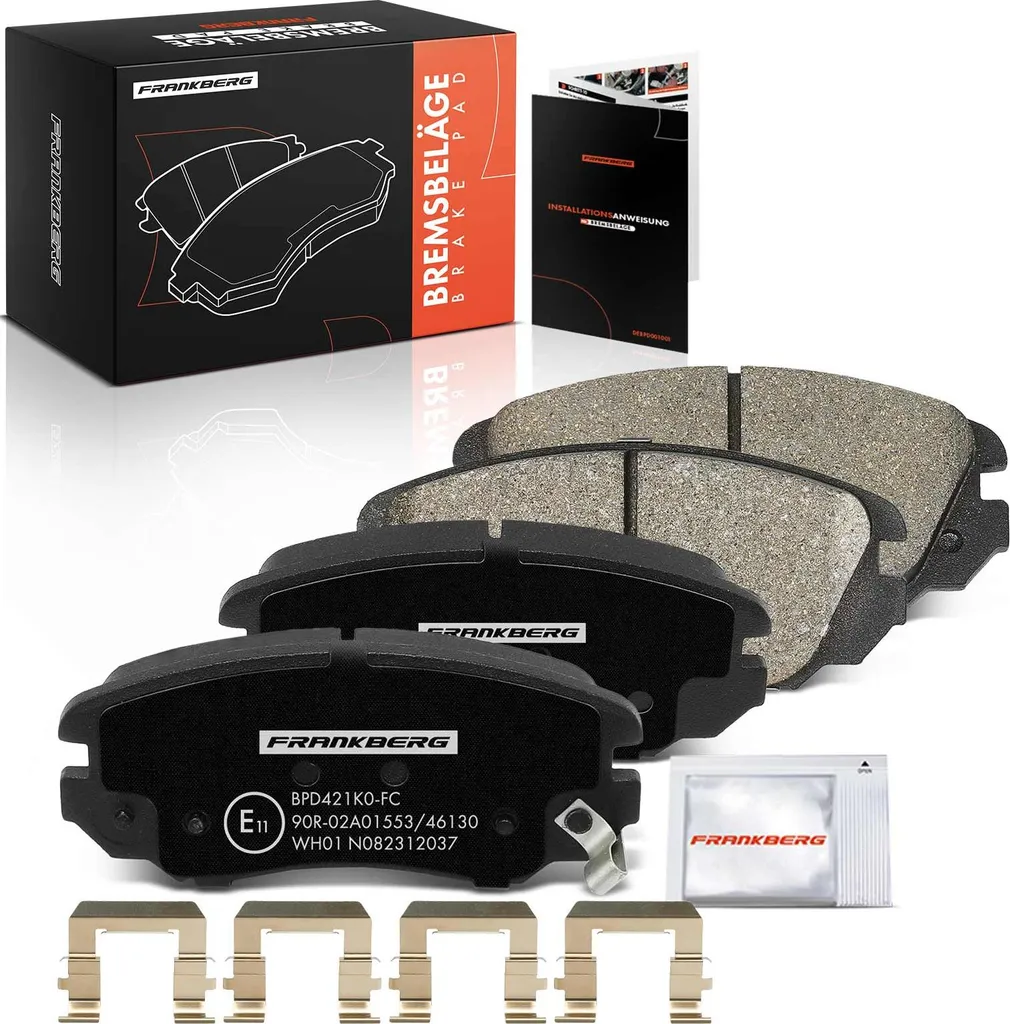 Plaquettes de Frein Haute Qualité pour Chevrolet Malibu et Insignia A