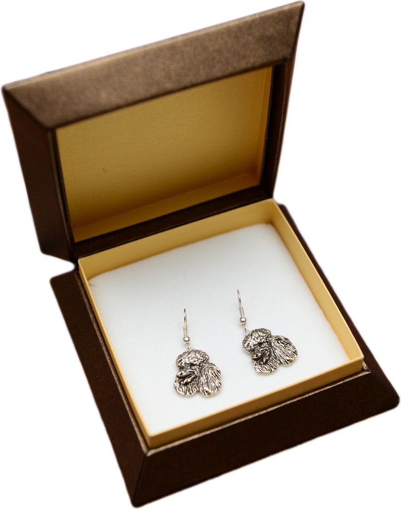 Pudel - Hängende Ohrringe mit Hunden, entzückender Schmuck für Hunde-Mama, Geschenk für Mädchen von der Marke Art-Dog