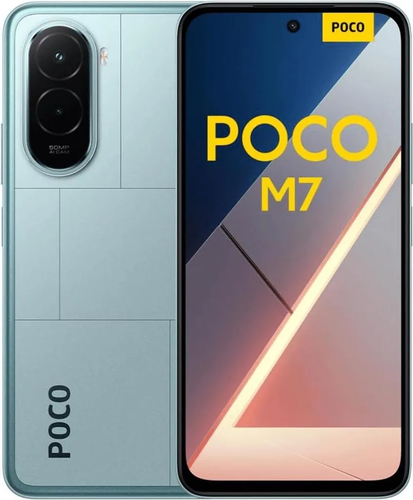 Téléphone Android Xiaomi POCO M7 4G Bleu 128GB - Smartphone Double SIM