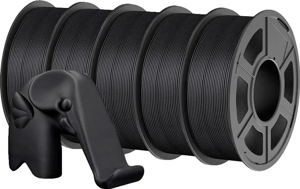 Offerta 5,5KG Filamento PLA Mat Nero - Prezzo Ingrosso Stampa 3D