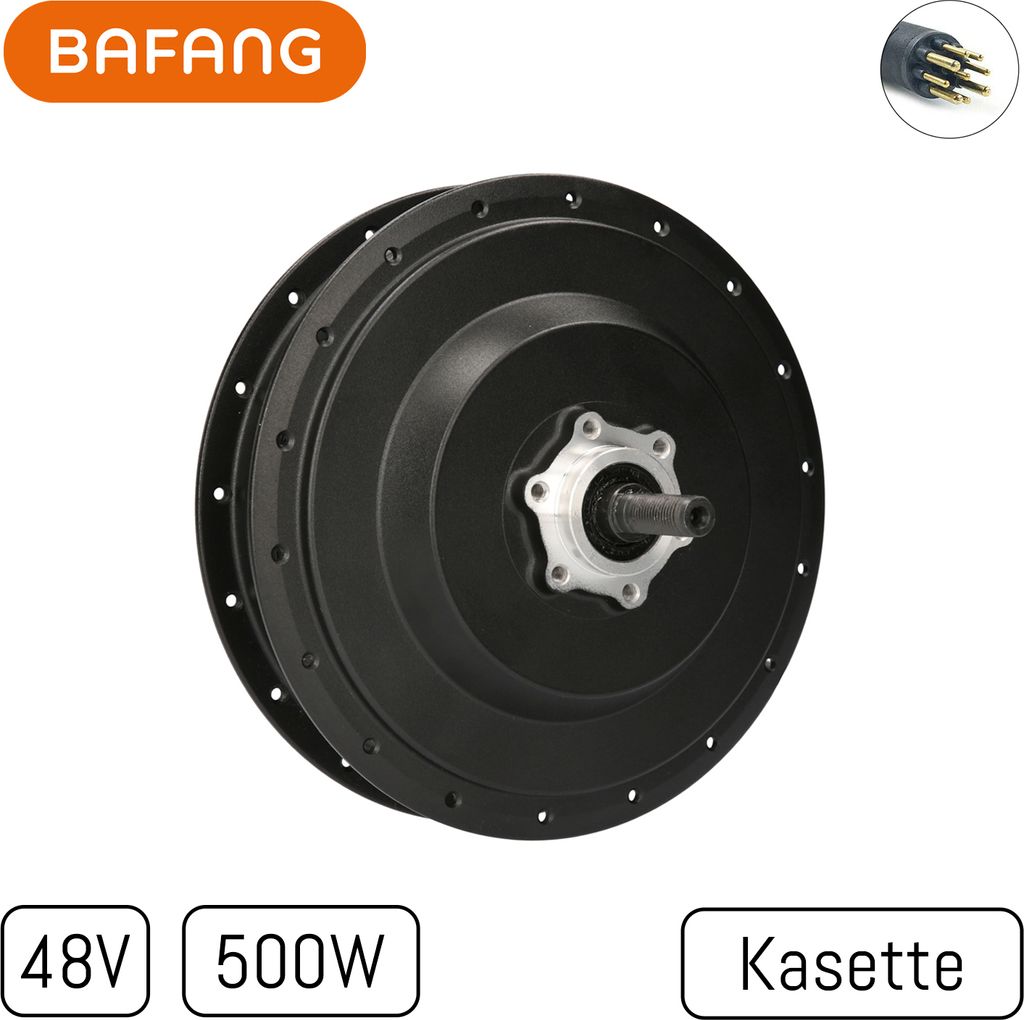 Bafang | E-Bike H620 Nabenmotor G040 Hinterrad 48V 500W, Kassette