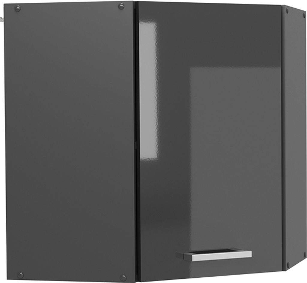 Eckhängeschrank Vicco R-Line Anthrazit Hochglanz 57 cm, Model 53729