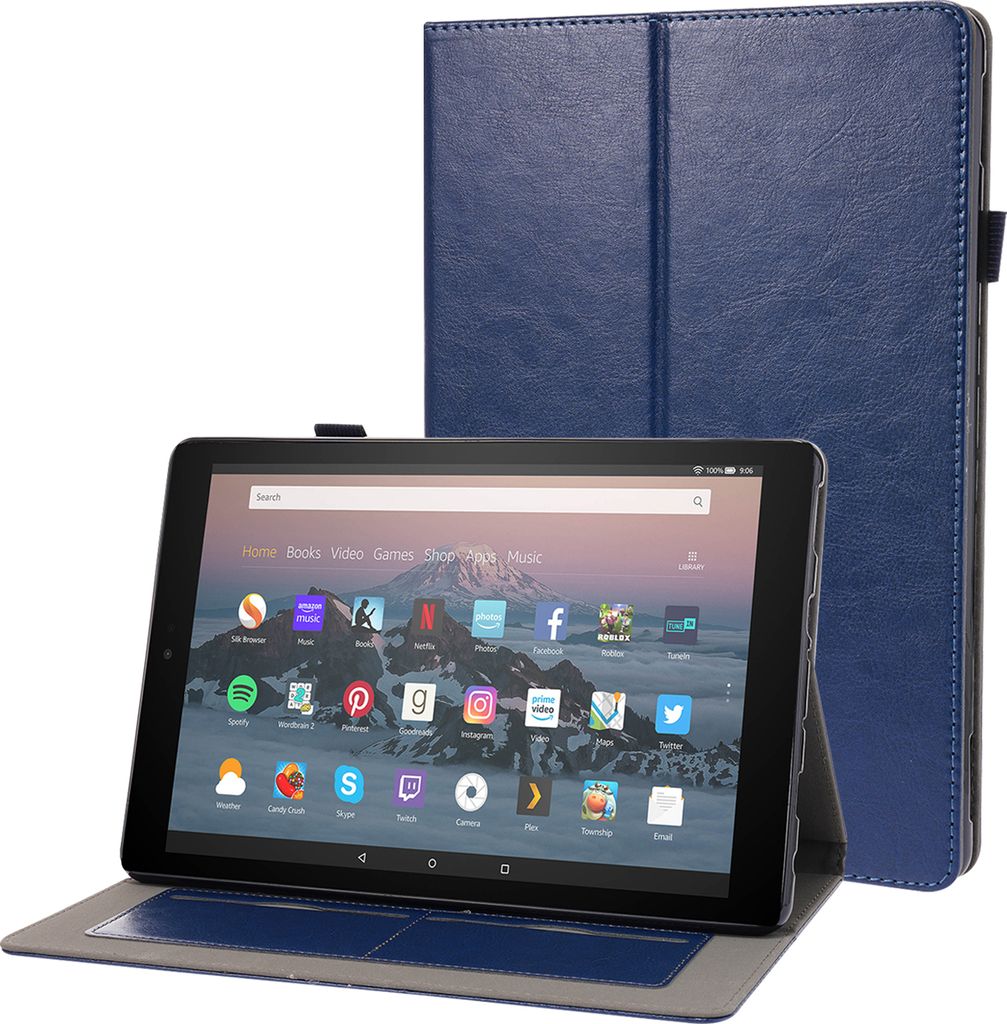 Schutzhülle für Amazon Fire HD 10 / HD 10 Plus 11. Generation 2021 10.1 Zoll Slim Case Etui mit Standfunktion und Auto Sleep/Wake Funktion