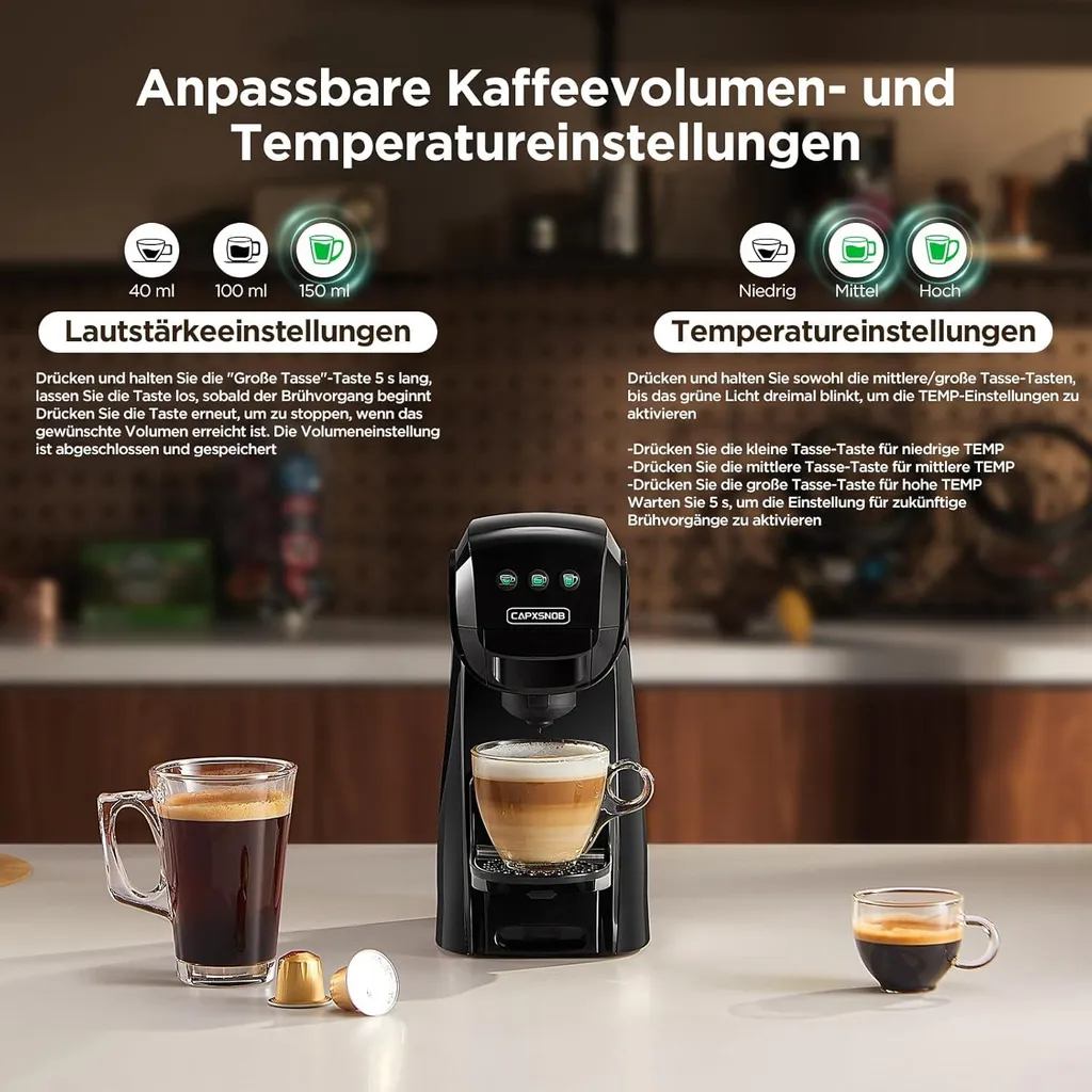 Machine à café compacte 5 en 1 idéale pour bureau et petits espaces 5en1 - 2