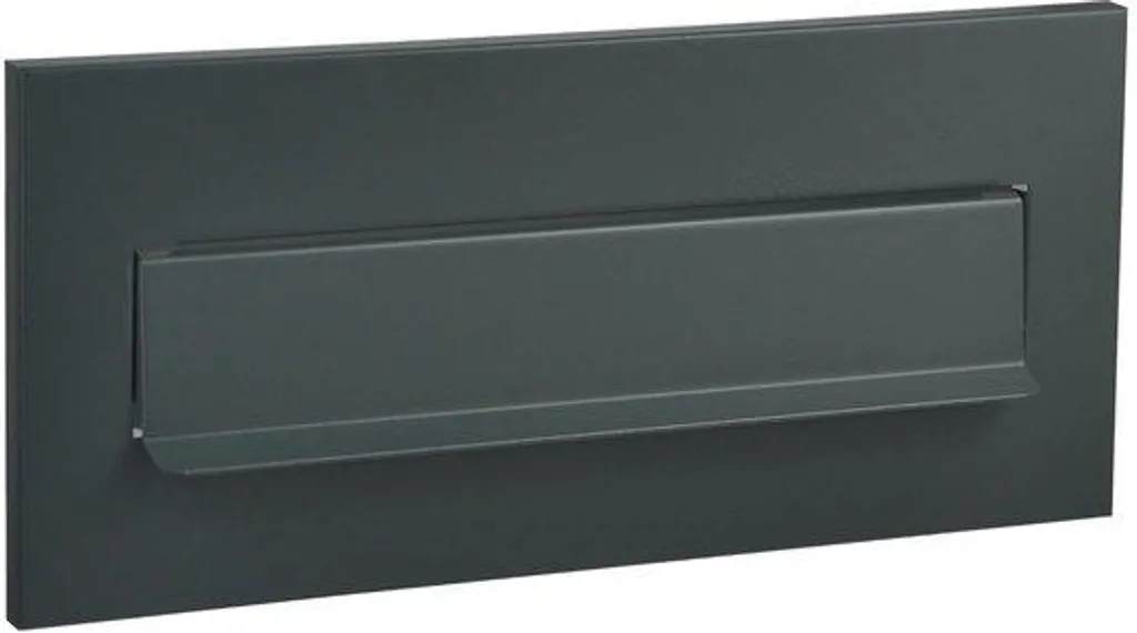 Boîte aux lettres robuste en acier anthracite - Haute résistance extérieure
