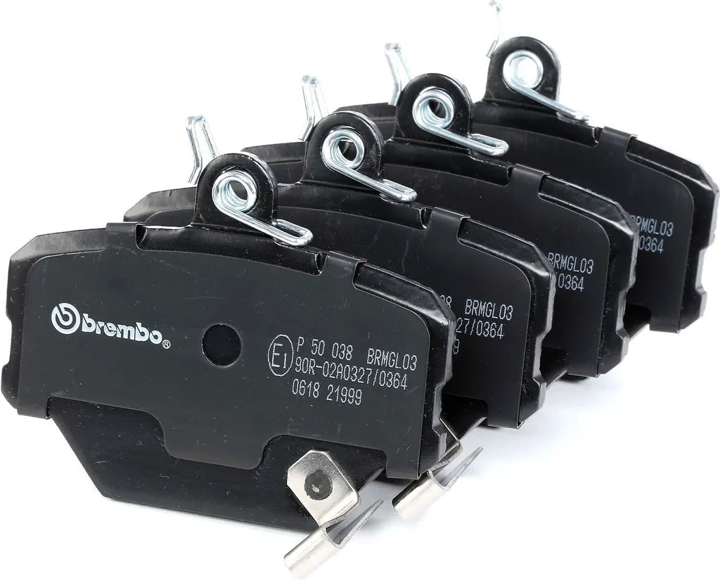 Brembo P 50 038 Plaquettes de frein OE 1431V0030000 pour Smart Fortwo
