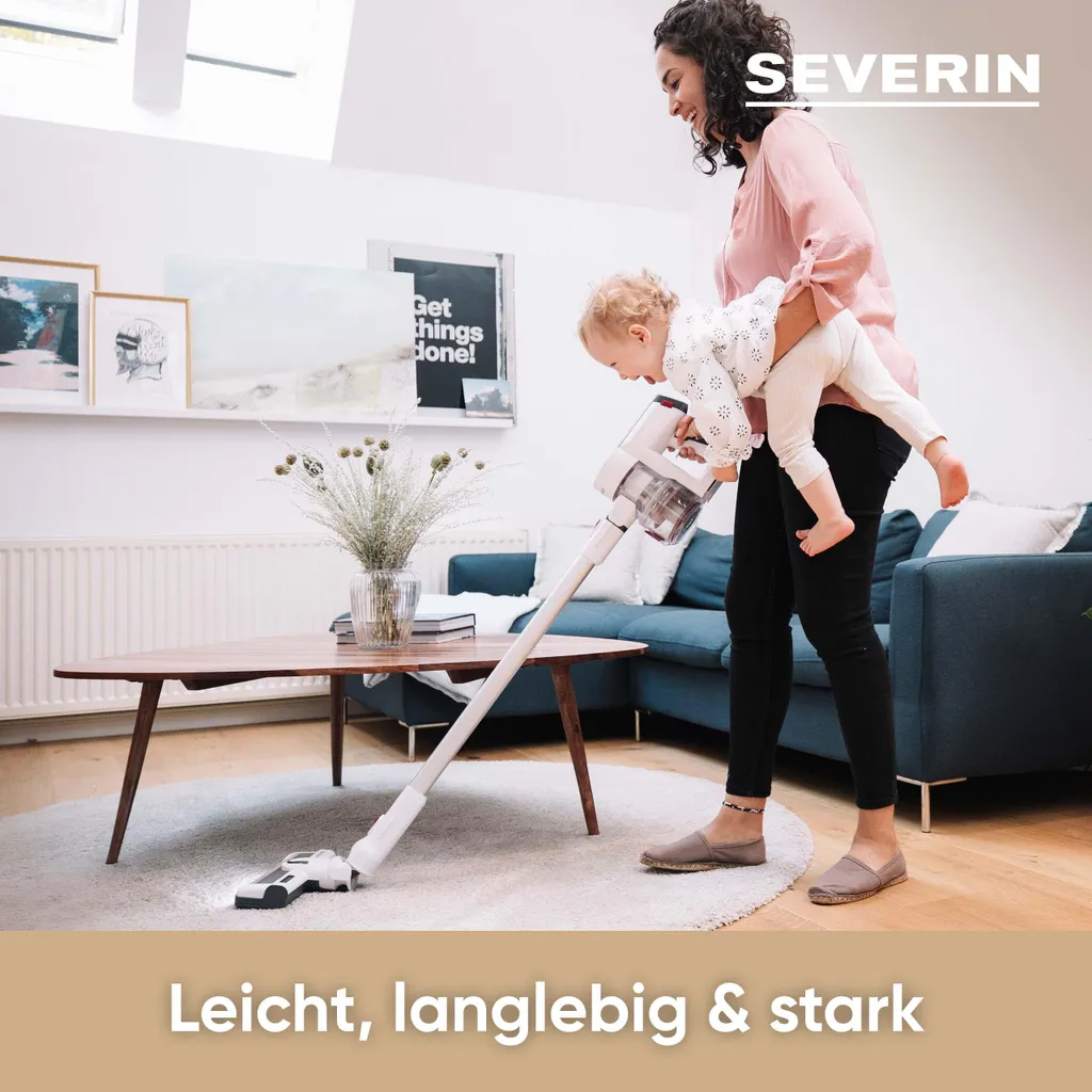 Aspirateur à main SEVERIN HV 7166 blanc : fini la poussière difficile - 32