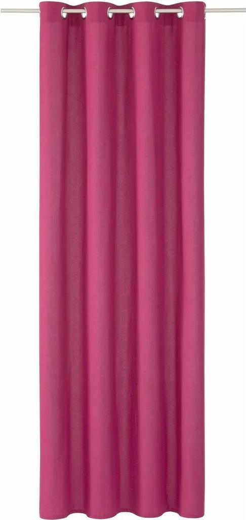 TOM TAILOR Rideau à œillets opaque DOVE Magenta 140x245 cm pour Salon