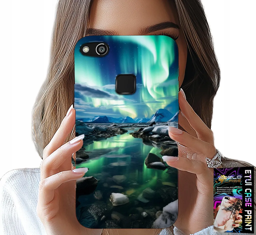 Funda - CADORABO Funda magnética invisible, Compatible con Huawei P10 LITE, MARRÓN CAPUCHINO