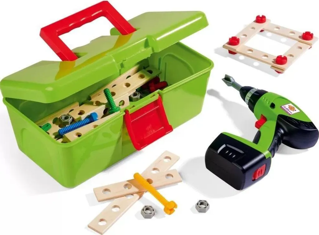 Jouet de Construction en Bois Eichhorn Constructor Boîte à Outils - 10