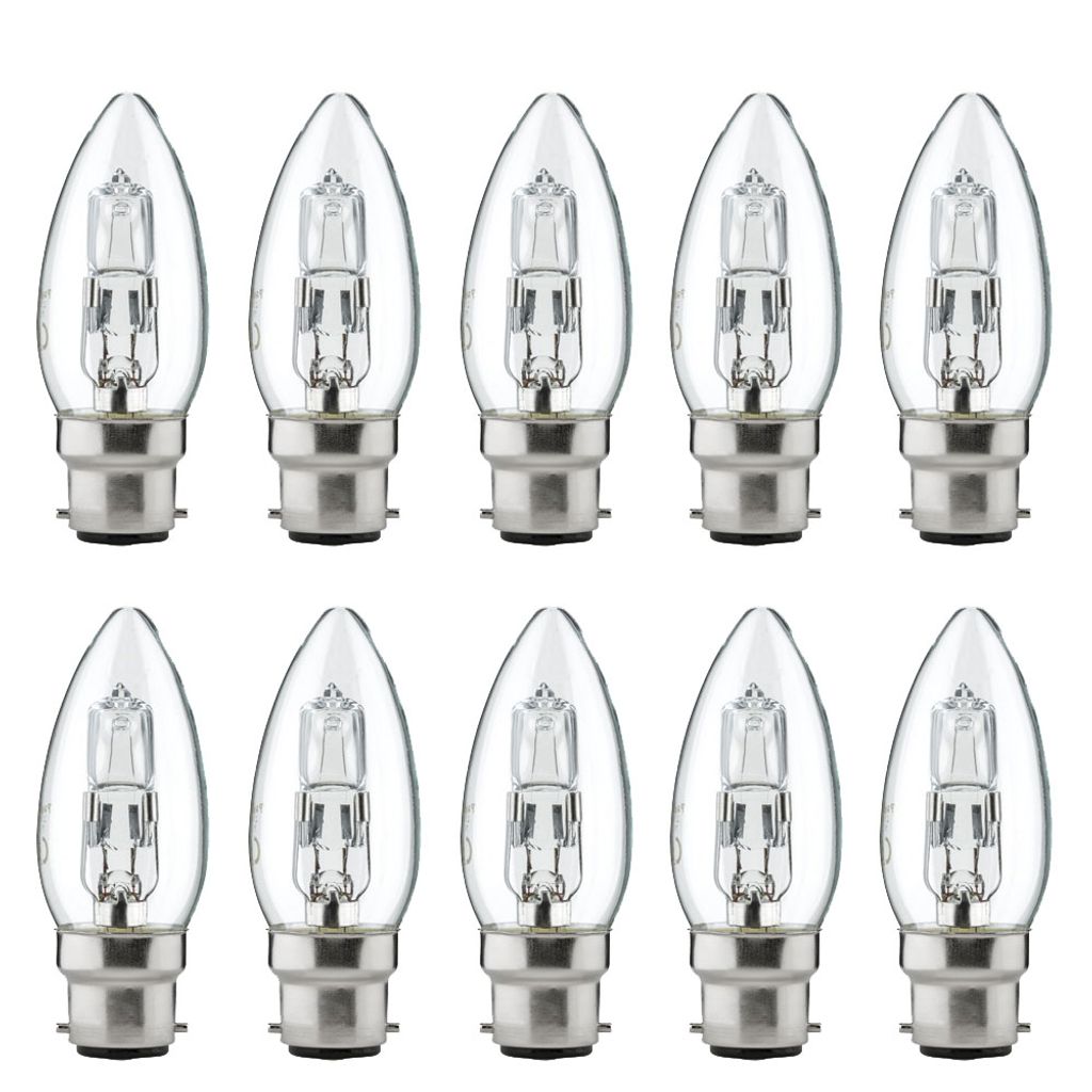 10 x Luminizer  Halogen Leuchtmittel C35 Kerze 42W = 55W Produktbild 