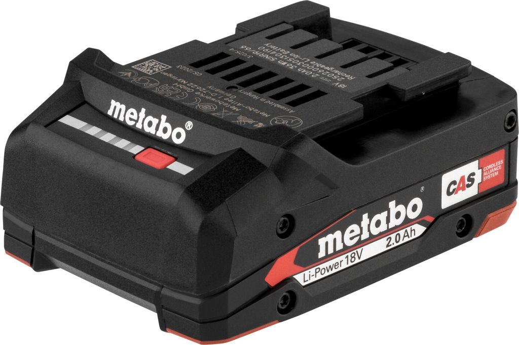Metabo 625026000, Batérie, Lithium-ion (Li-ion), 2 Ah, 18 Obrázok produktu 