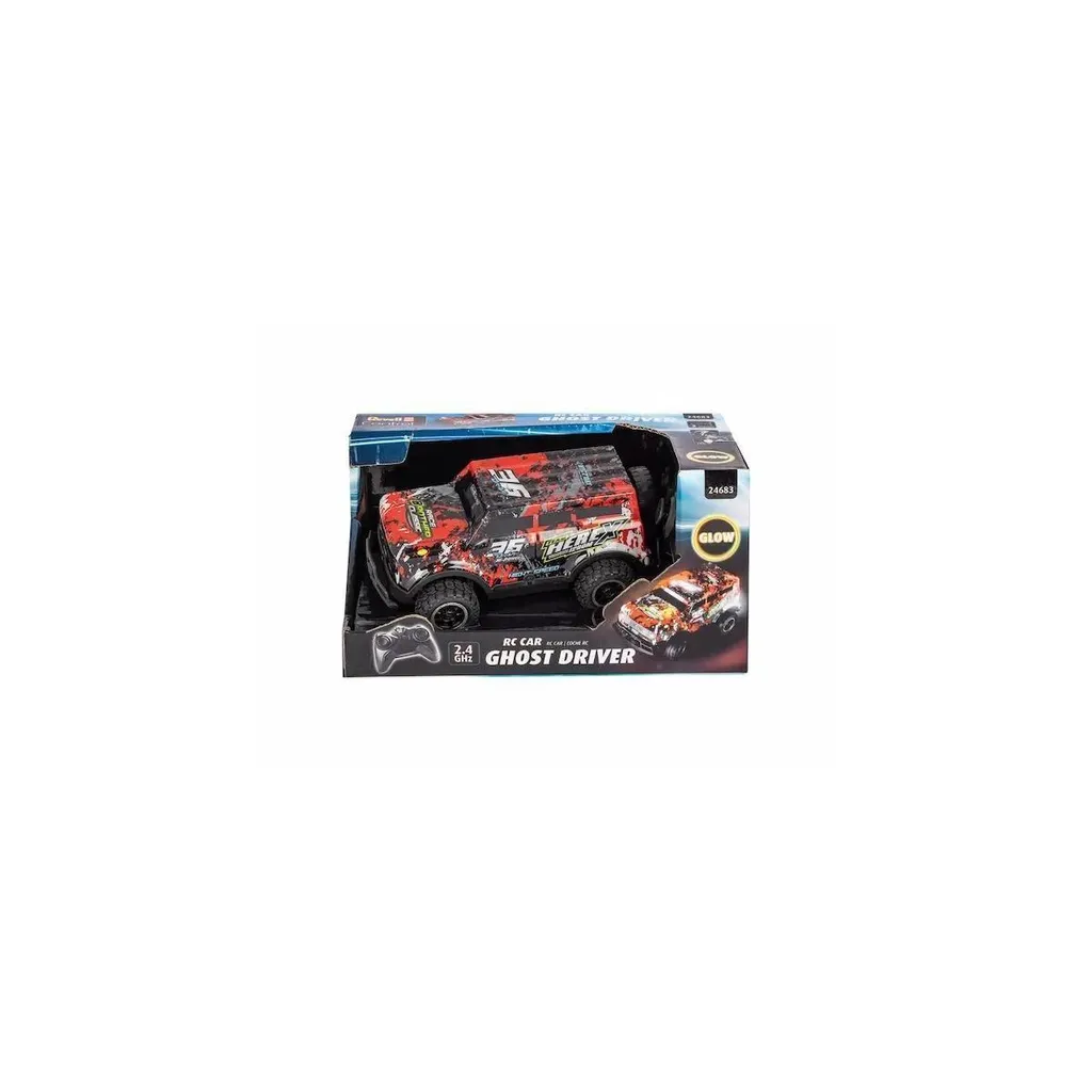 Voiture Télécommandée Revell RC Ghost Driver Rouge Échelle 1:22 LED