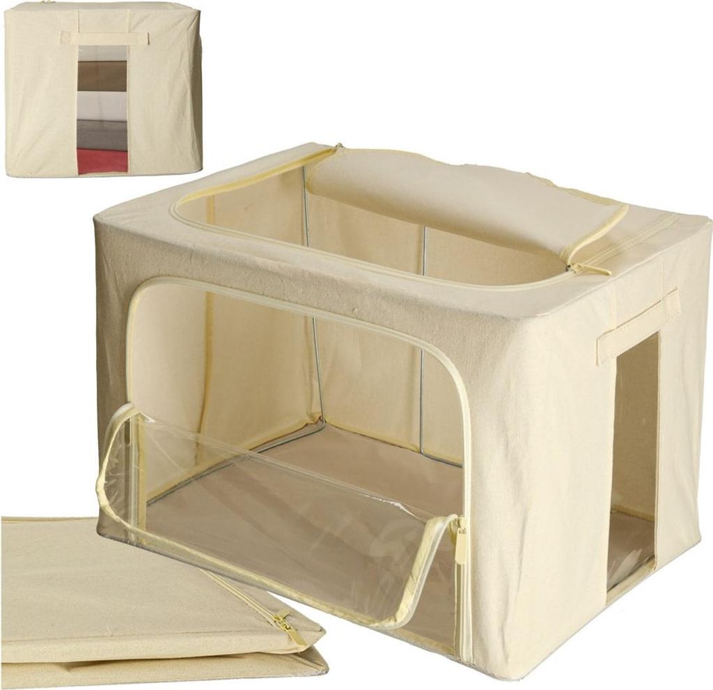 Bettwäsche-Organizer-Tasche mit Aufbewahrungsregal, 66 l