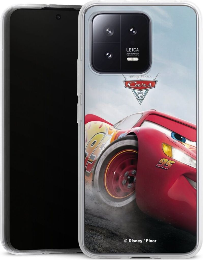 DeinDesign Handyhülle für Xiaomi 13 Silikon Hülle Case Smartphone Schutzhülle Cars Lightning Mcqueen 95 Offizielles Lizenzprodukt
