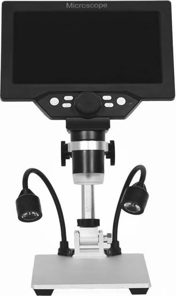 Microscopio Elettronico G1200: Stativo Alluminio e Zoom 1200x Professionale