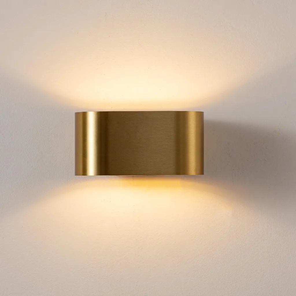 Luminaire mural moderne BAYONA PRO double flux lumineux G9 blanc mat