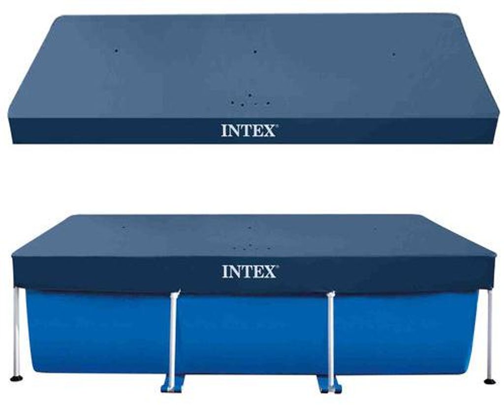 Poolabdeckung 300 x 200 cm für Rahmenpools mit Wärmedämmung und Seilbefestigung Modell 28038