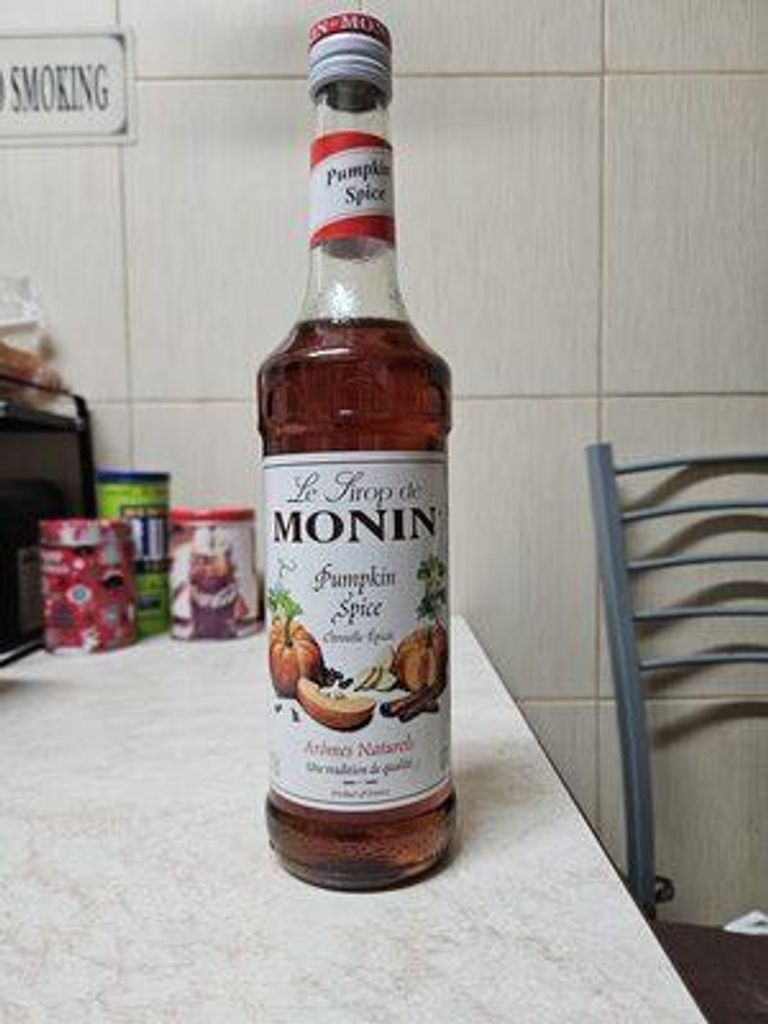 Monin Sirup Dýňový kořeněný sirup s jemným kořením vegan Obrázek produktu 