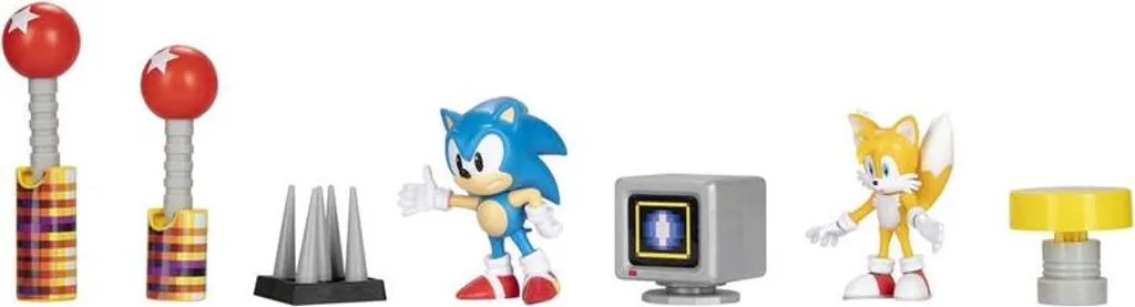 Diorama Sonic Hérisson figurines de collection et accessoires interchangeables - 3