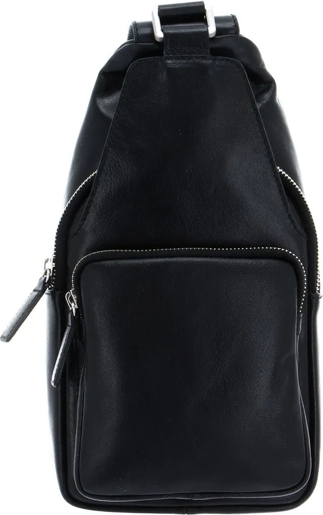 Picard Buddy Sling Bag Black Nero - Vera Pelle di Bufalo Alta Qualità