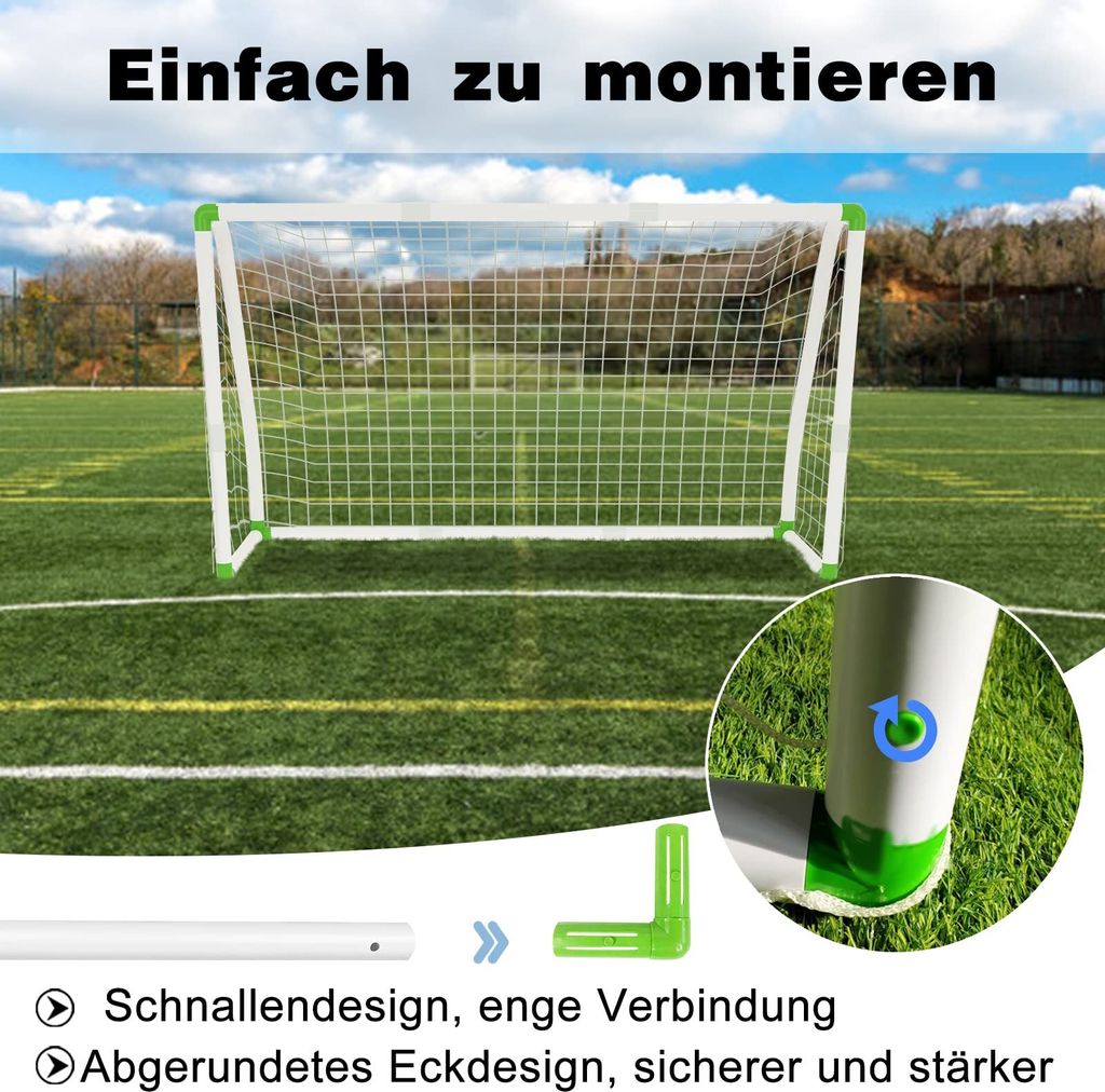 Bnineteenteam Fußball-Tornetz In 4 Größen - Robustes Trainingsnetz Für Sport & Spiel