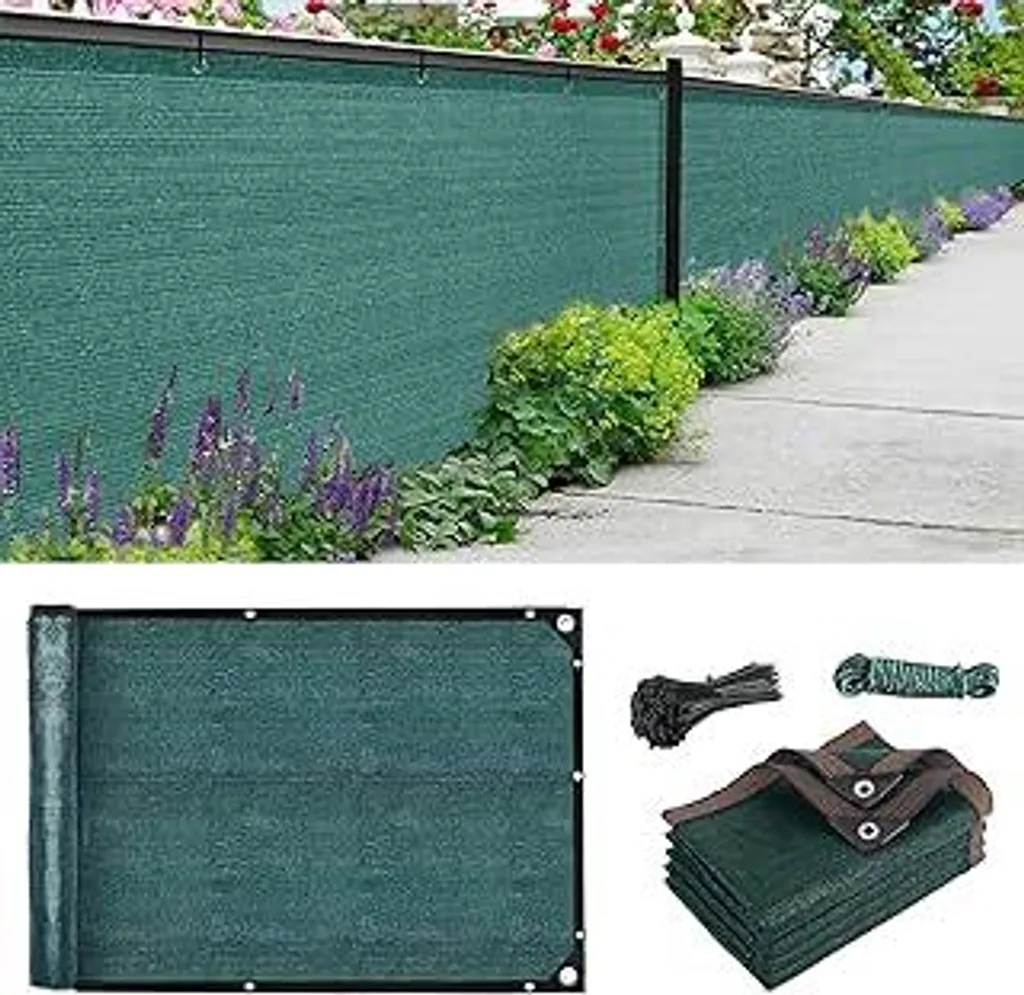 Telo Ombra Recinzione 2x10 m | Rete Privacy HDPE 90% per Esterni