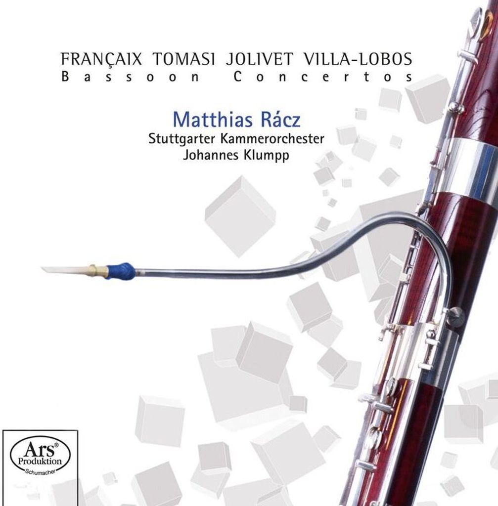 Jean Francaix : Francaix/Tomasi/Jolivet/Villa-Lobos: Bassoon Concertos CD