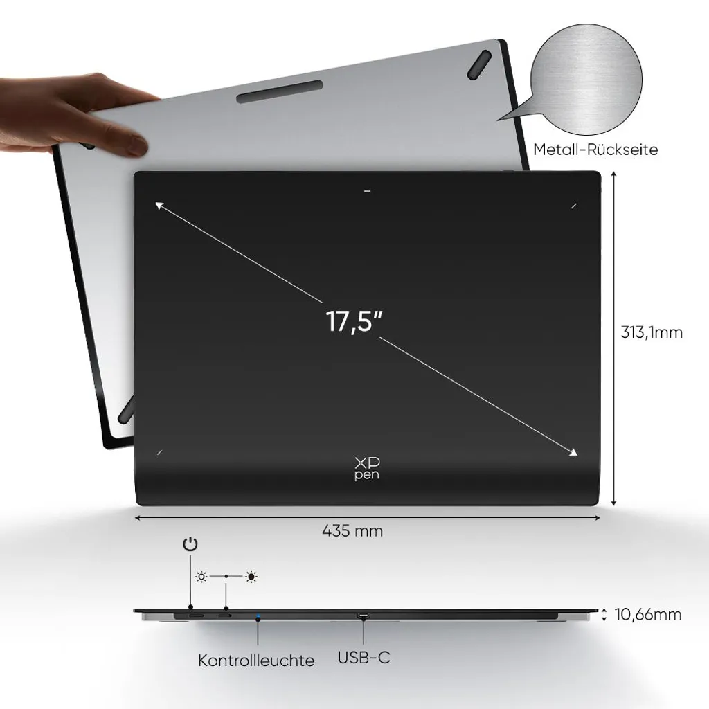Tablette graphique Bluetooth XPPen Deco Pro MW 2e Génération format Large - 4