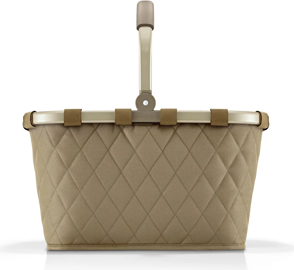 reisenthel Carrybag Rhombus Frame Olive : Panier de Course iconique 22L