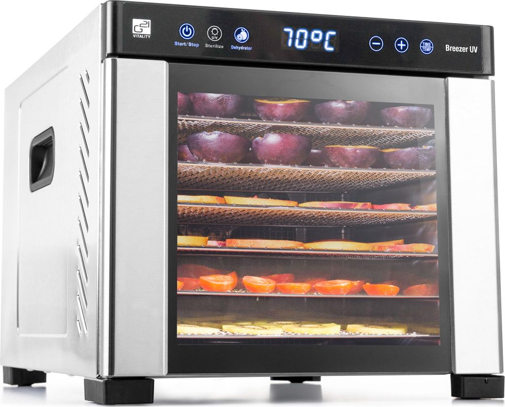Obsttrockner G21 Breezer mit UV-Funktion, aus Edelstahl Produktbild 